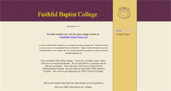 Desktop Screenshot of biblecollegevideos.com